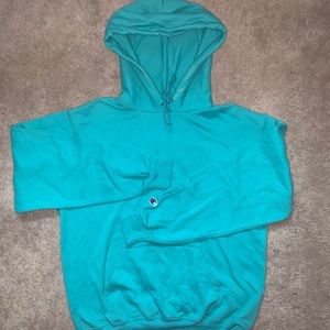 *SOLD* Blue/Teal Champtiom Hoodie Size Medium
